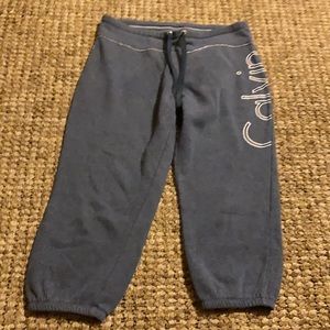 Calvin Klein woman’s performance Capri sweatpants